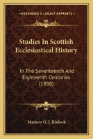 Studies in Scottish Ecclesiastical History 1018882944 Book Cover