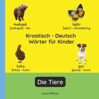 Kroatisch - Deutsch Wörter für Kinder - Die Tiere: Kroatisch Lernen für Kinder und Anfänger - Zweisprachiges Bilderbuch auf Kroatisch mit deutschen ... (Deutsch-Kroatisch)) (German Edition) B0GZKHGKQZ Book Cover