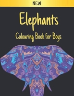Elephants: Stress Relieving Elephants Designs Coloring Book for Adults for Stress Relief and Relaxation 40 amazing elephants designs to Color Adult Coloring Book B09BGPD2JB Book Cover