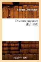 Discours Prononca(c) 2012657249 Book Cover