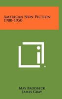 American Non-fiction, 1900-50 1258300850 Book Cover