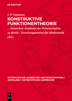 Konstruktive Funktionentheorie 3112739728 Book Cover