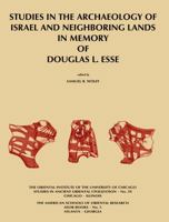Studies in the Archaeology of Israel and Neighboring Lands N 1885923155 Book Cover