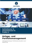 Anlage- und Portfoliomanagement: Wertpapieranalyse, Portfoliokonstruktion und -bewertung 6205604299 Book Cover