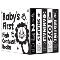 Baby’s First High-Contrast Books: Boxed Set (High Contrast Board Books) 9358561483 Book Cover