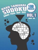 Hard Samurai Sudoku 100 Puzzles Vol.1: Sudoku Puzzle Hard 2018 1719893454 Book Cover