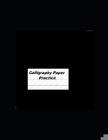 Calligraphy Paper Practice: Calligraphy Paper for Beginners 1679159992 Book Cover