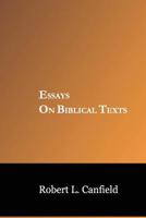 Essays on Biblical Texts 1514355302 Book Cover