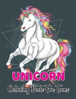 Unicorn Coloring Book for Teens: Advanced Coloring Pages for Tweens, Older Kids & Girls Practice for Stress Relief & Relaxation. Vol-1 B08TZ9M245 Book Cover