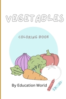 Vegetables Coloring Book For Kids B0BHMV34TX Book Cover