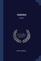 Gedichte; Volume 1 1021558451 Book Cover
