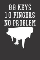 Piano Notebook: Piano Music Teacher Student School 6x9 College Ruled 120 Pages Student Teacher School 1079758305 Book Cover