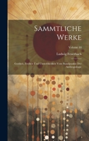 Sammtliche Werke: Gottheit, Freiheit Und Unsterblichkeit Vom Standpunkte Der Anthropologie; Volume 10 1020461799 Book Cover