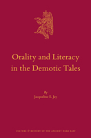 Orality and Literacy in the Demotic Tales 9004323066 Book Cover