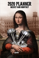 2020 Planner Weekly and Monthly: Harley Davidson Old School Knucklehead V-Twin Motorcycle Engine Retro Mona Lisa (Jan 1, 2020 to Dec 31, 2020) 1660940613 Book Cover