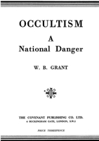Occultism: A National Danger 2925369243 Book Cover