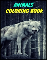 Animal Coloring Book: A Coloring Book of Forest Animals (8.5′x 11′) 50 High-quality Illustration 1652103201 Book Cover