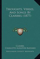 Thoughts, Verses, And Songs By Claribel 1165156253 Book Cover