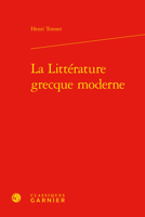 La Litterature Grecque Moderne (Perspectives Comparatistes, 110) 2406120449 Book Cover
