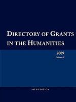 Directory of Grants in the Humanities 2009 Volume 2 0984172513 Book Cover