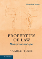 Properties of Law: Modern Law and After 1108844723 Book Cover