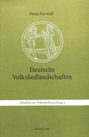 Deutsche Volksliedlandschaften: Landschaftliches Register Der Aufzeichnungen Im Deutschen Volksliedarchiv 3261036400 Book Cover