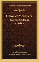 Chronica Monasterii Sancti Andreae (1868) 1167578104 Book Cover