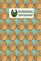 Journal Notebook: Animal Daily Journaling - Lined Paper Wide Ruled Notes Spark Your Imagination and Positive Thinking Owl Wallpaper & Lucky Signs Print 1692700200 Book Cover