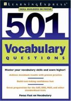 501 Vocabulary Questions (Skill Builder in Focus) 1576854655 Book Cover