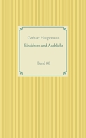 Einsichten und Ausblicke: Band 80 3751936890 Book Cover