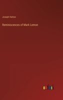Reminiscences of Mark Lemon 1377714500 Book Cover