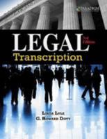 Legal Transcription 1561186716 Book Cover