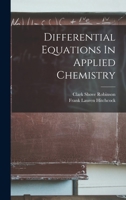 Differential Equations In Applied Chemistry 1016108516 Book Cover