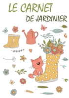Le Carnet de Jardinier: Carnet de jardinage � remplir Pour tous les jardiniers voulant noter l'�volution de leurs semis ou plantations, suivre l'entretien et la r�colte de vos l�gumes ou fleurs Taille 1655566997 Book Cover