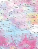 Music Manuscript: Blank Sheet Music Composition and Notation Notebook /Staff Paper/Music Composing / Songwriting/Piano/Guitar/Violin/Keyboard (Large 120 Pages 8.5x11) 179869784X Book Cover