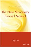 The New Manager's Survival Manual 0471109878 Book Cover