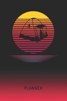 Planner: Cameraman Video Camera 2 Year Weekly Planning Organizer 2020 - 2021 Retro Vintage Vaporwave Sunset Cover January 20 - December 21 Writing Notebook Productive Datebook Calendar Schedule Plan D 1702338533 Book Cover