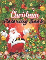 Christmas Coloring Book: An Adult Coloring Book with Fun, Easy, and Relaxing Designs (Volume 1) 1671111265 Book Cover