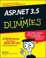 ASP.NET 3.5 For Dummies (For Dummies (Computer/Tech)) 0470195924 Book Cover