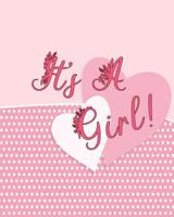 It's a Girl!: Baby Shower Guest Register and Gift Log 1090987463 Book Cover