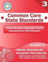 Third Grade Common Core Assessment Workbook 1495910431 Book Cover
