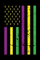 Cray Fish USA Flag: Mardi Gras Notebook | Cool Carnival Shrove Tuesday Journal New Orleans Festival Mini Notepad (6"X9") 1661477380 Book Cover