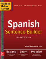 Practice Makes Perfect Spanish Sentence Builder 126001925X Book Cover