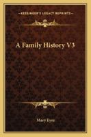 A Family History V3 1432669672 Book Cover