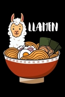 Llamen: Llama Ramen Notebook to Write in, 6x9, Lined, 120 Pages Journal 1696180929 Book Cover