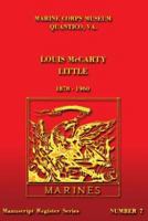 Louis McCarty Little 1878 - 1960 1482070499 Book Cover