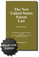 The New United States Patent Law (Black Line version of Title 35 as amended by America Invents Act) by LegalPub.com 1934852090 Book Cover