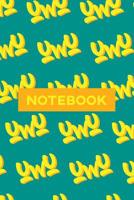 Notebook: Uwu Cuteness Overload Yellow Orange Typography Meme 1091325413 Book Cover