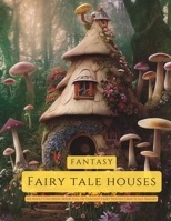 FANTASY FARY TALE HOUSES: An Adult Coloring Book Full Of Fairy Houses Gray Scale Images B0C1J2WTGT Book Cover