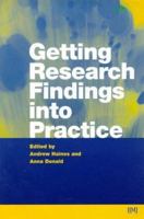 Getting Research Findings into Practice 0727915533 Book Cover
